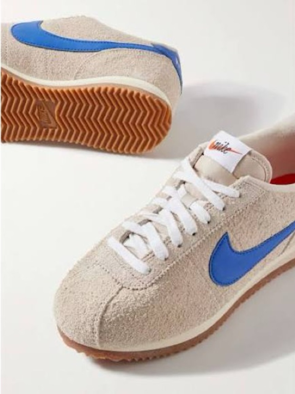NWT nike cortez vintage sanddrift game royal (women’s) size 8 - Picture 2 of 9